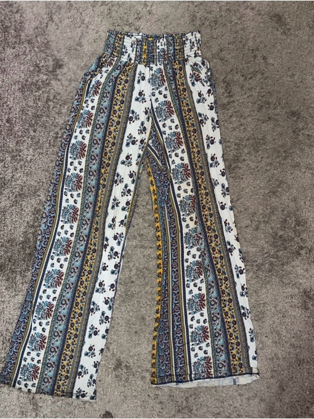 Boho Wide-Leg Pants